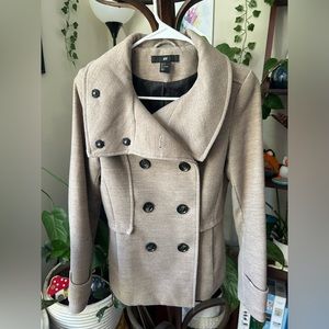 H&M Tan Beige Peacoat Women’s Size 4